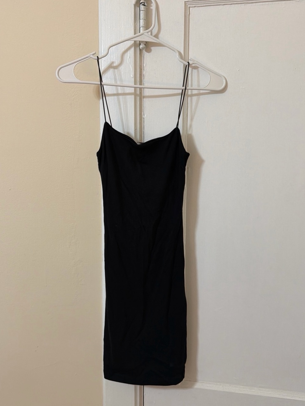 Zara little black Slip Dress with Spaghetti Straps